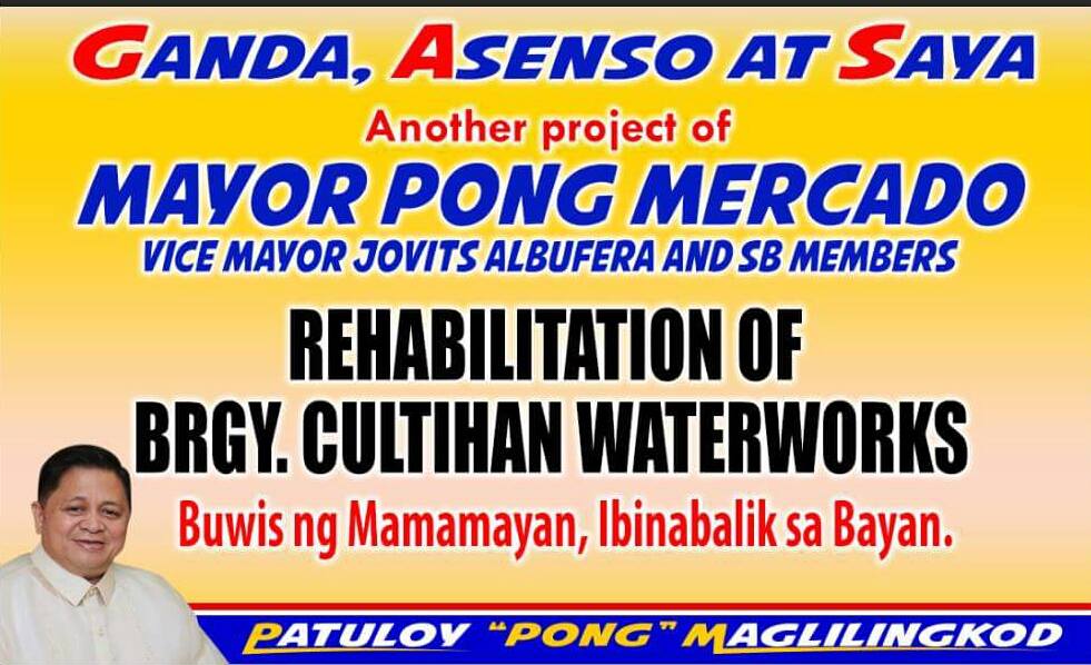 Rehabilitation of Brgy. Cultihan Waterworks